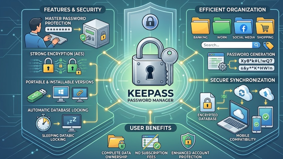 KeePass Password Management Features Improve Everyday Digital Security
