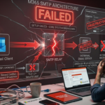 microsoft 365 smtp setup failed