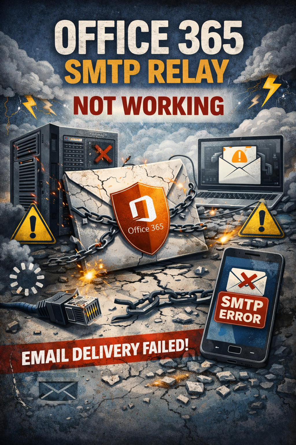 office 365 smtp relay not working