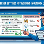 pop3 mail server settings not working