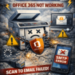 scan to email smtp settings office 365 not working