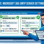 smtp server settings not working microsoft 365
